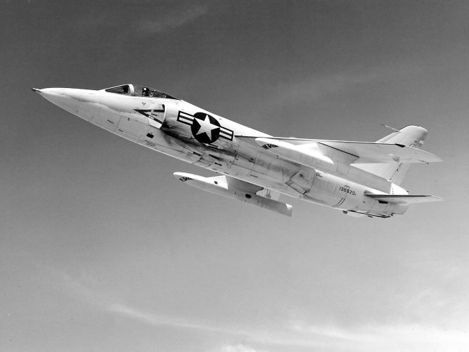 The F11F-1 Tiger involved in the incident. This particular Tiger was the 15th production aircraft delivered to the Navy. (US Navy Photograph from the US Navy National Museum of Naval Aviation Archives)