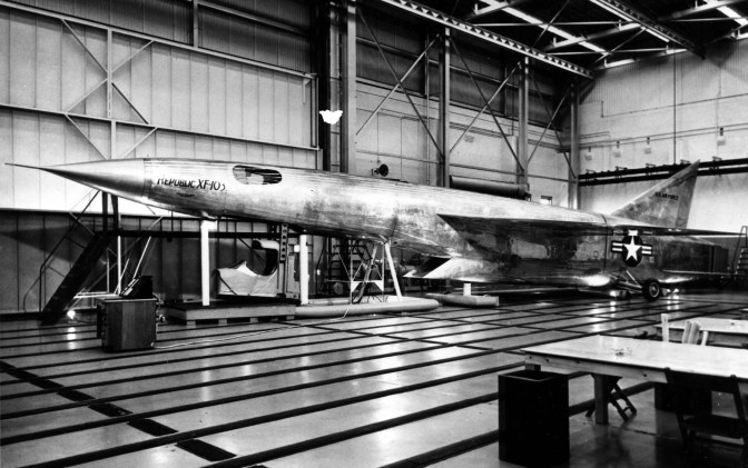 Republic XF-103 mock-up. (U.S. Air Force photo)