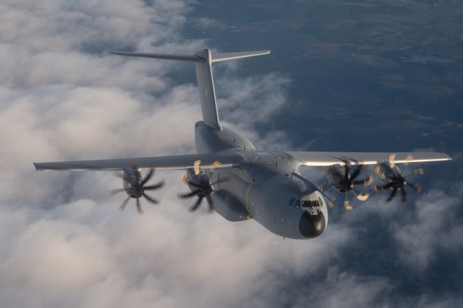 Malaysia A400M first flight 30 Jan 2015 (Airbus)
