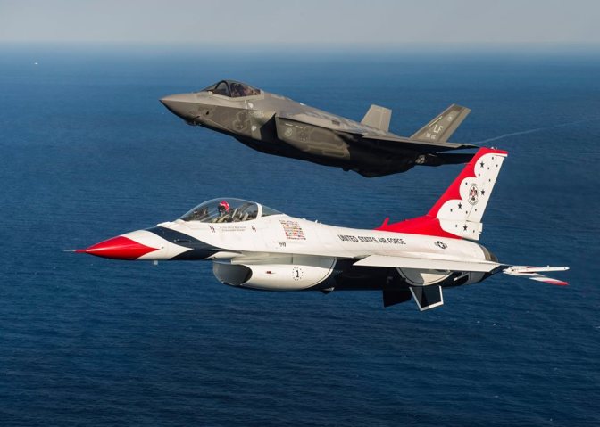F-16-Thunderbirds-F-35
